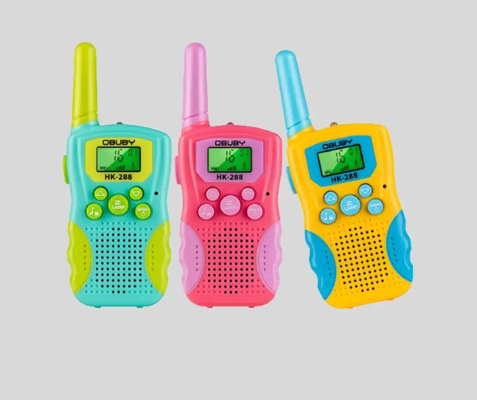  3.  Obuby Walkie Talkies for  Kids