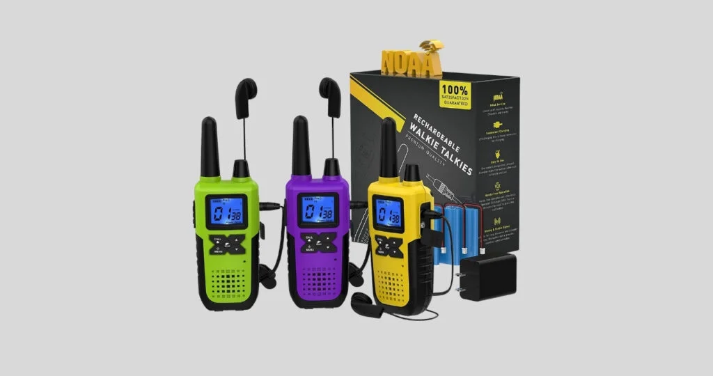 3 Long Distance Walkie Talkies