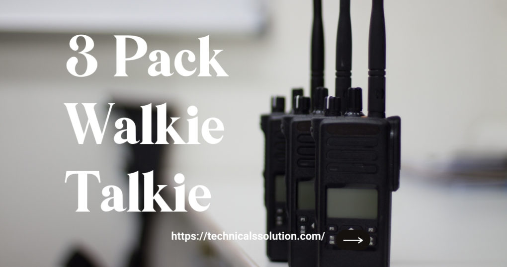 3 Pack Walkie Talkie