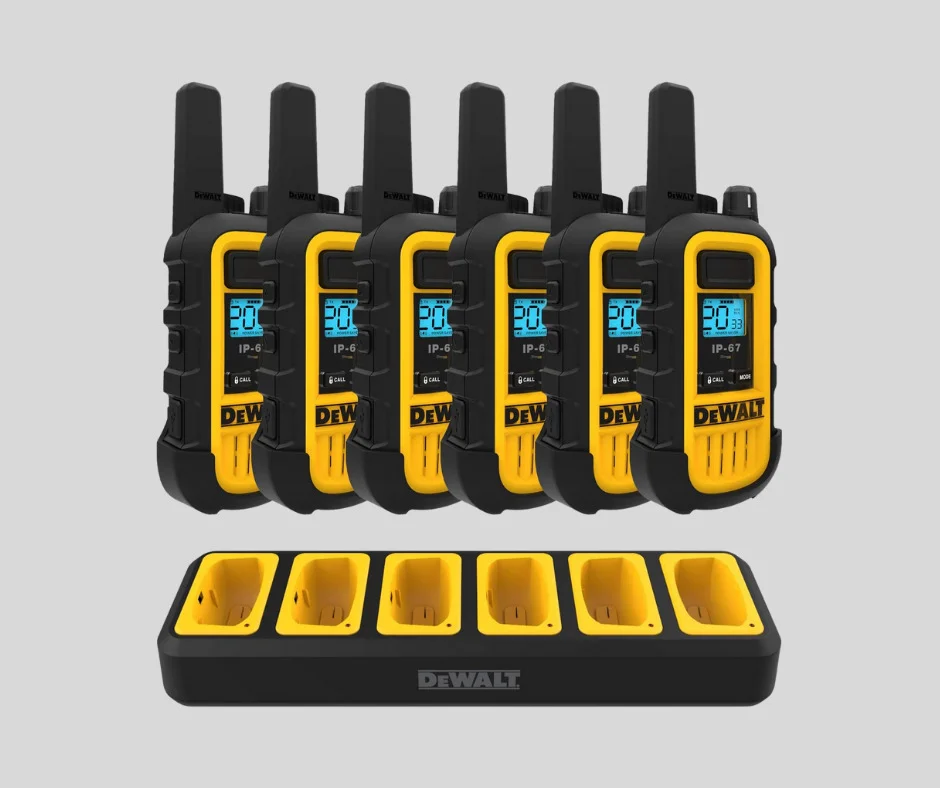 5. DEWALT Walkie Talkies