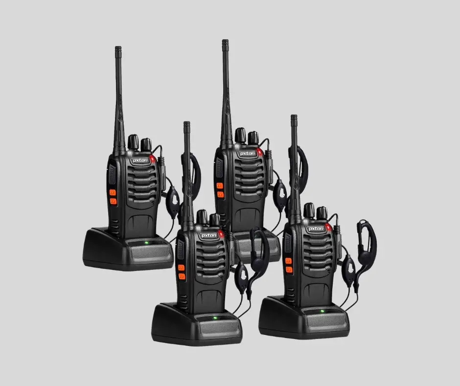 3. Pxton Handheld Walkie Talkies