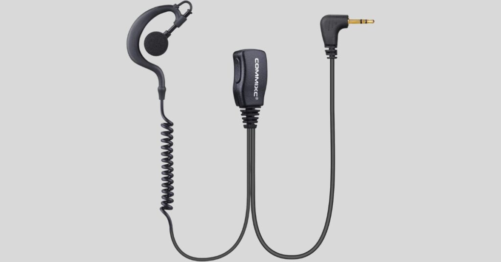 COMMIXC (2 Pack) Walkie Talkie Earpiece