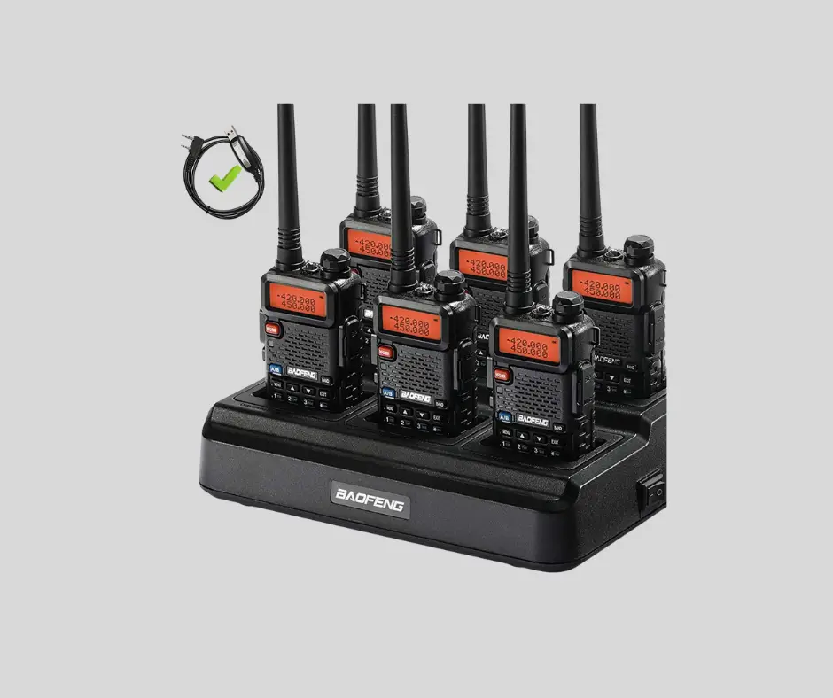 Top 10 Baofeng Walkie Talkie to buy 15 6pcs BAOFENG GT-5R Walkie Talkies