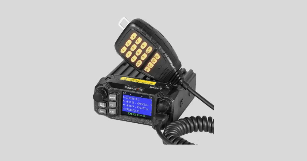 Radioddity DB25-G GMRS Mobile Radio