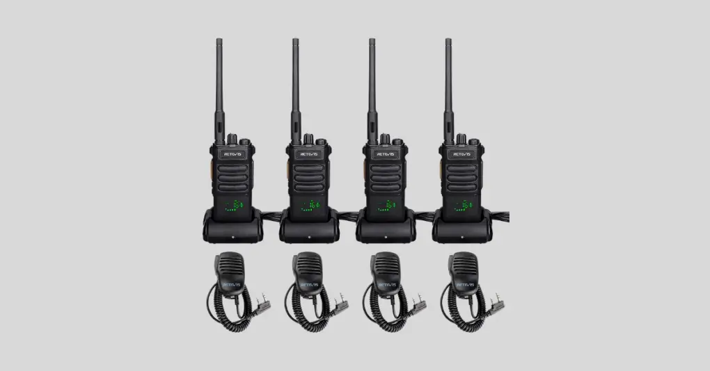 Best Top 5 Longest Distance Two Way Radio 8 Retevis RT86 Two Way Radios Long Range