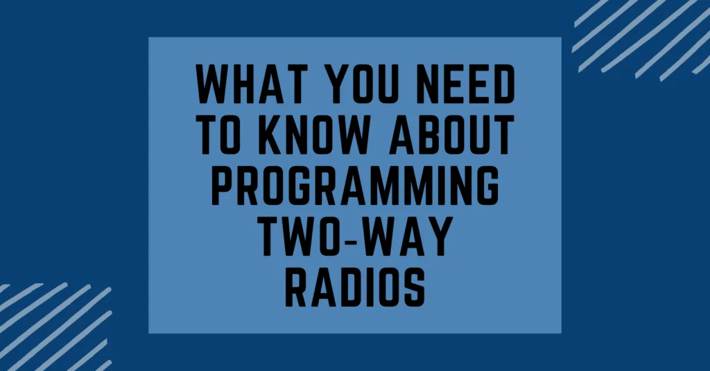 how to program motorola radios