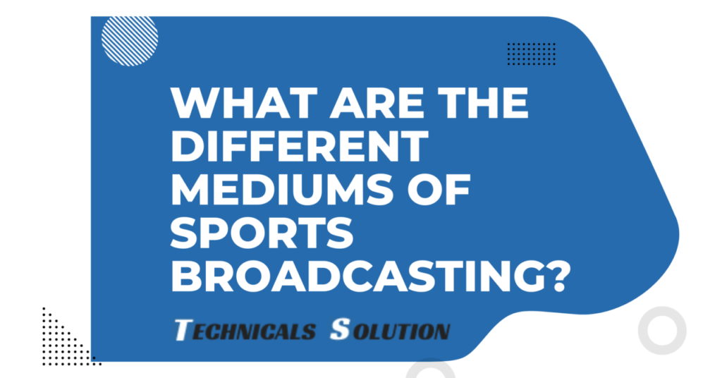 History Of Sports Broadcasting