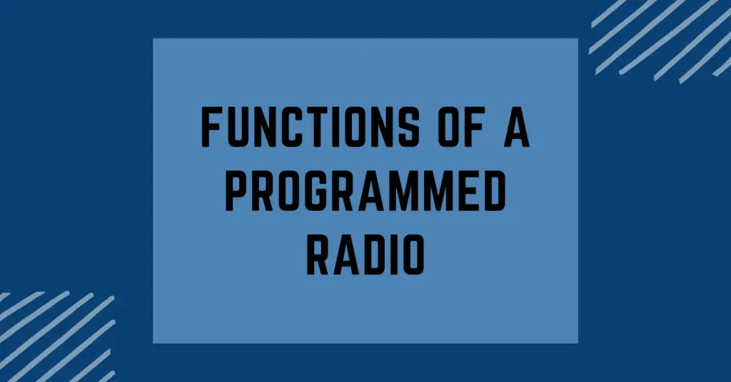 how to program motorola radios