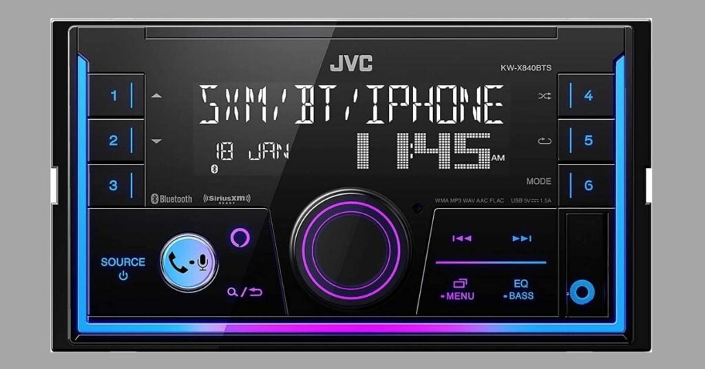 JVC KW-X840BTS Bluetooth Car Stereo Receiver