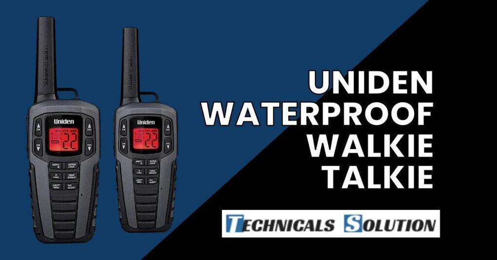 Uniden Waterproof Walkie Talkie