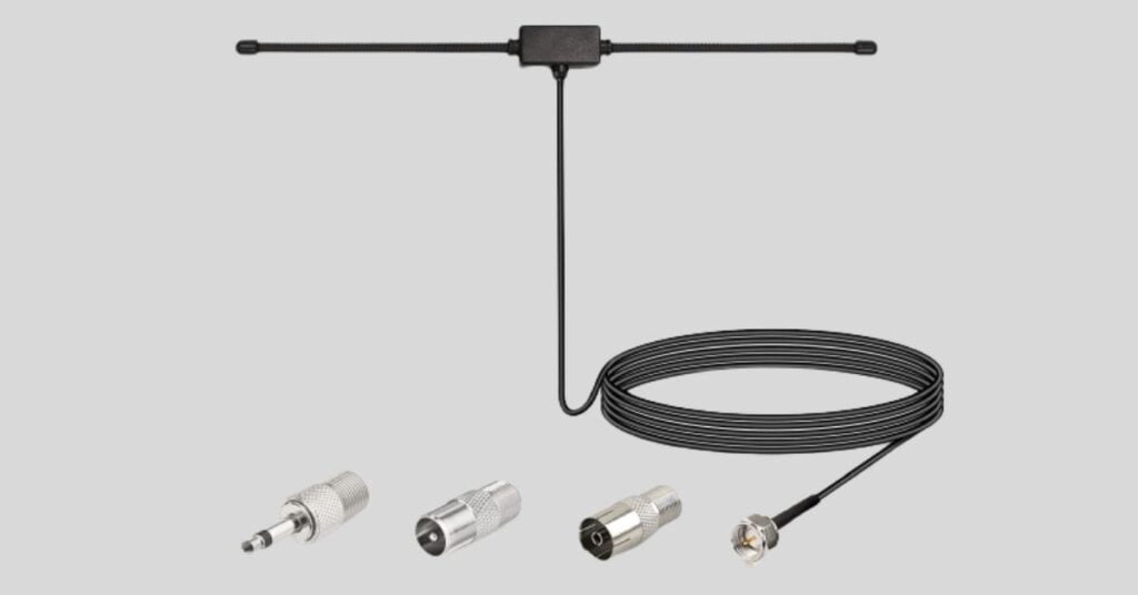 Bingfu DAB FM Radio Antenna FM Dipole Aerial