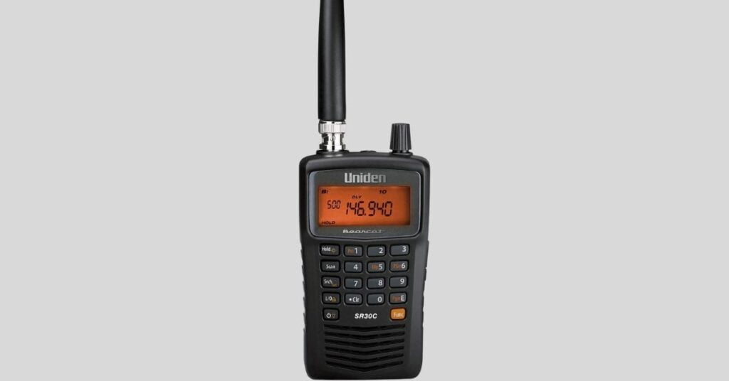 Uniden Bearcat SR30C handheld scanner