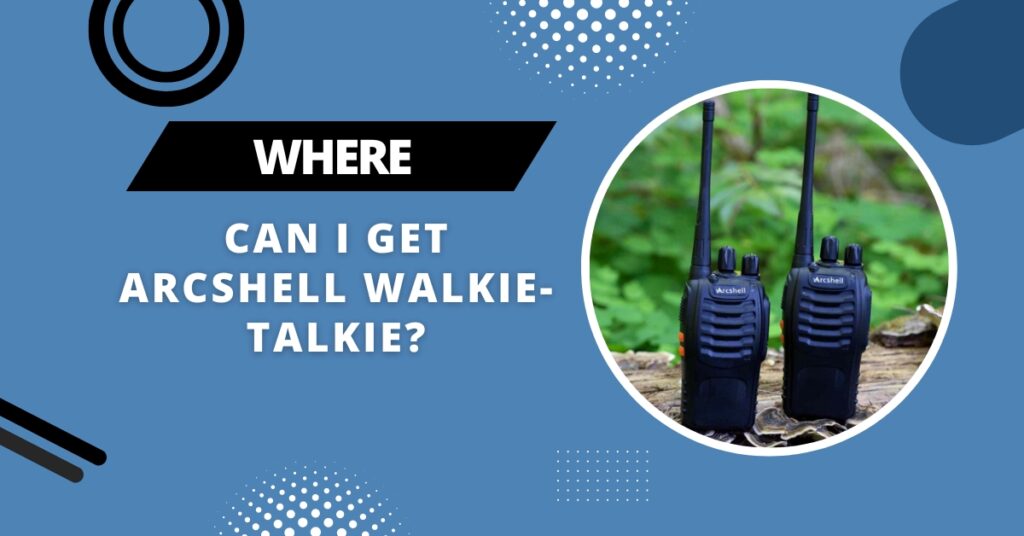 Are Arcshell Walkie Talkies Legal