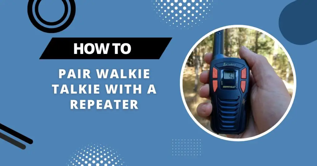 How To Pair Cobra Walkie Talkie Mini