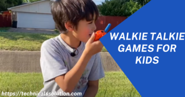 Walkie talkie games for kids