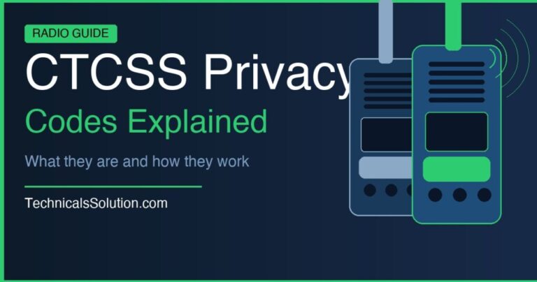 CTCSS Privacy Codes: Guide To Tone Squelch [2026]