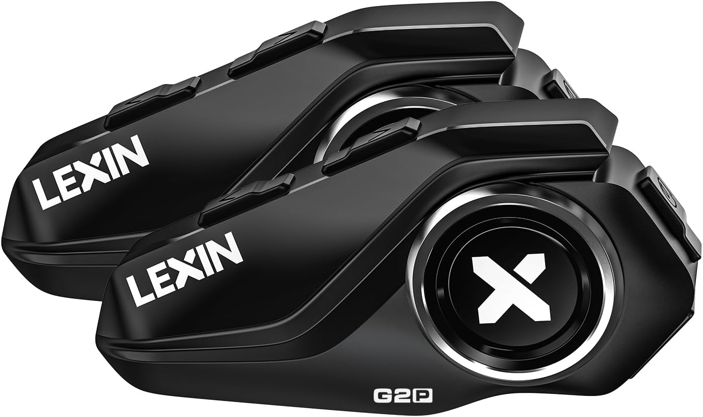 LEXIN G2P group helmet walkie talkie IP67 waterproof 6 rider intercom